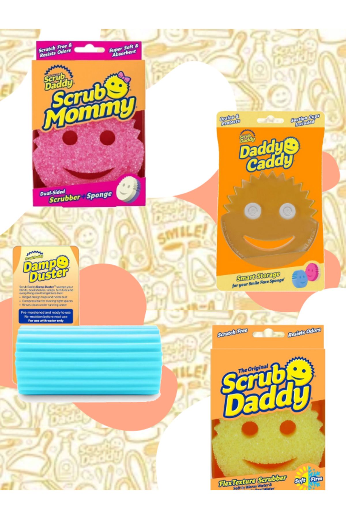 Scrub Daddy Temizlik Yıldızları Seti