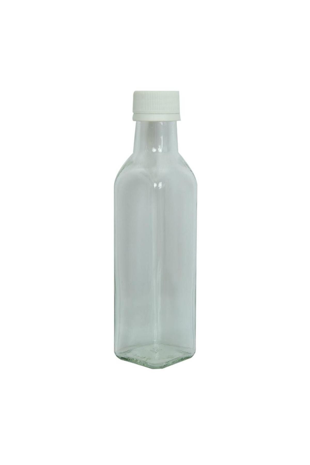 LokmanAVM-Empty Glass Bottle Empty Transparent Color Glass Bottle with Locking Lid 250cc 3
