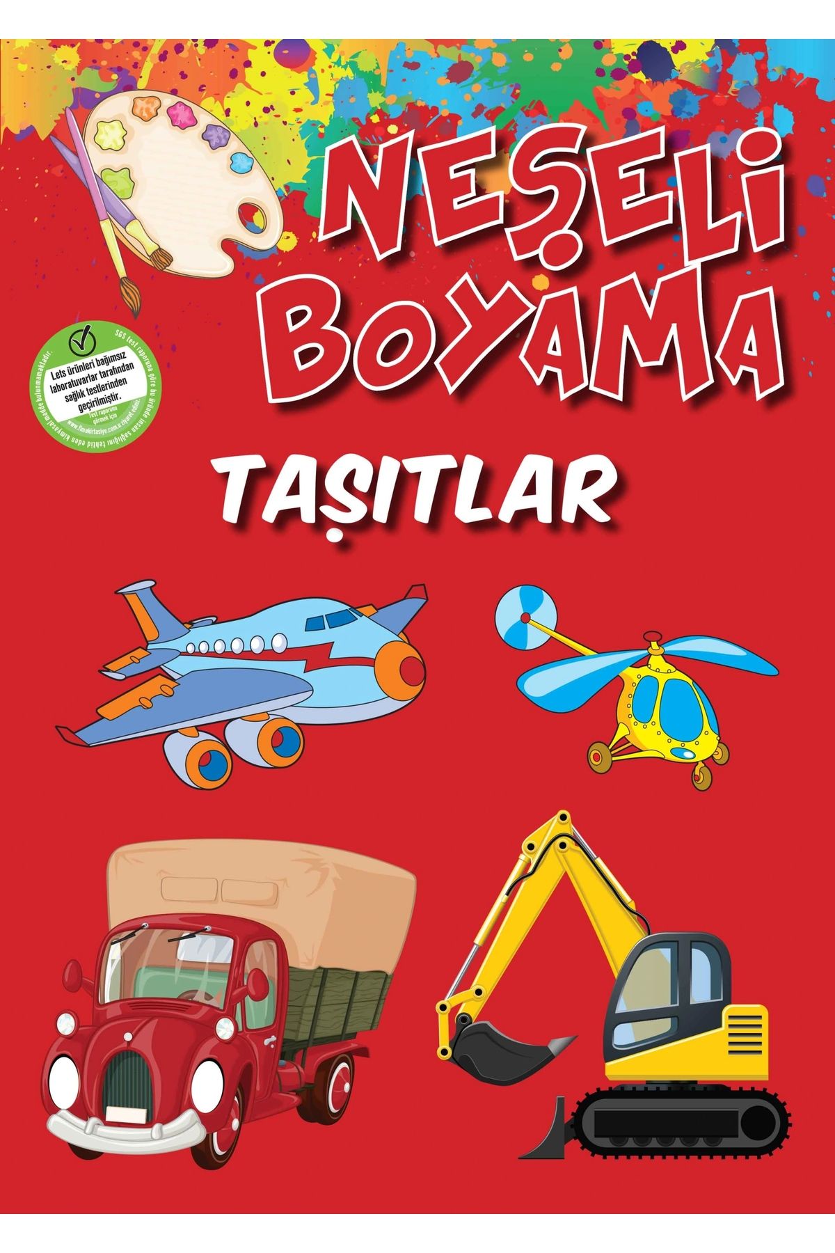 Parıltı Yayınları Neşeli Boyama - Taşıtlar