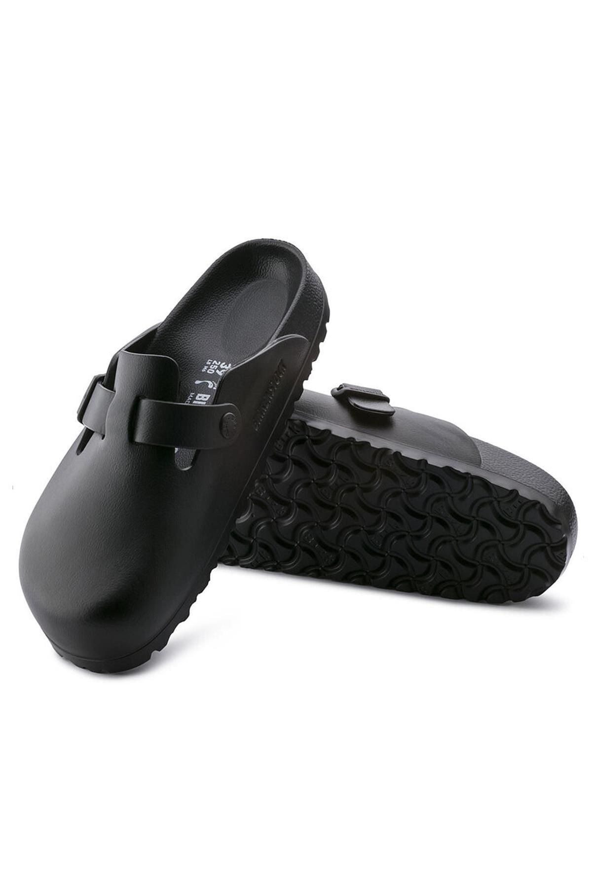 Birkenstock-Bostan Eva 127103   Dámske papuče - čierne 5