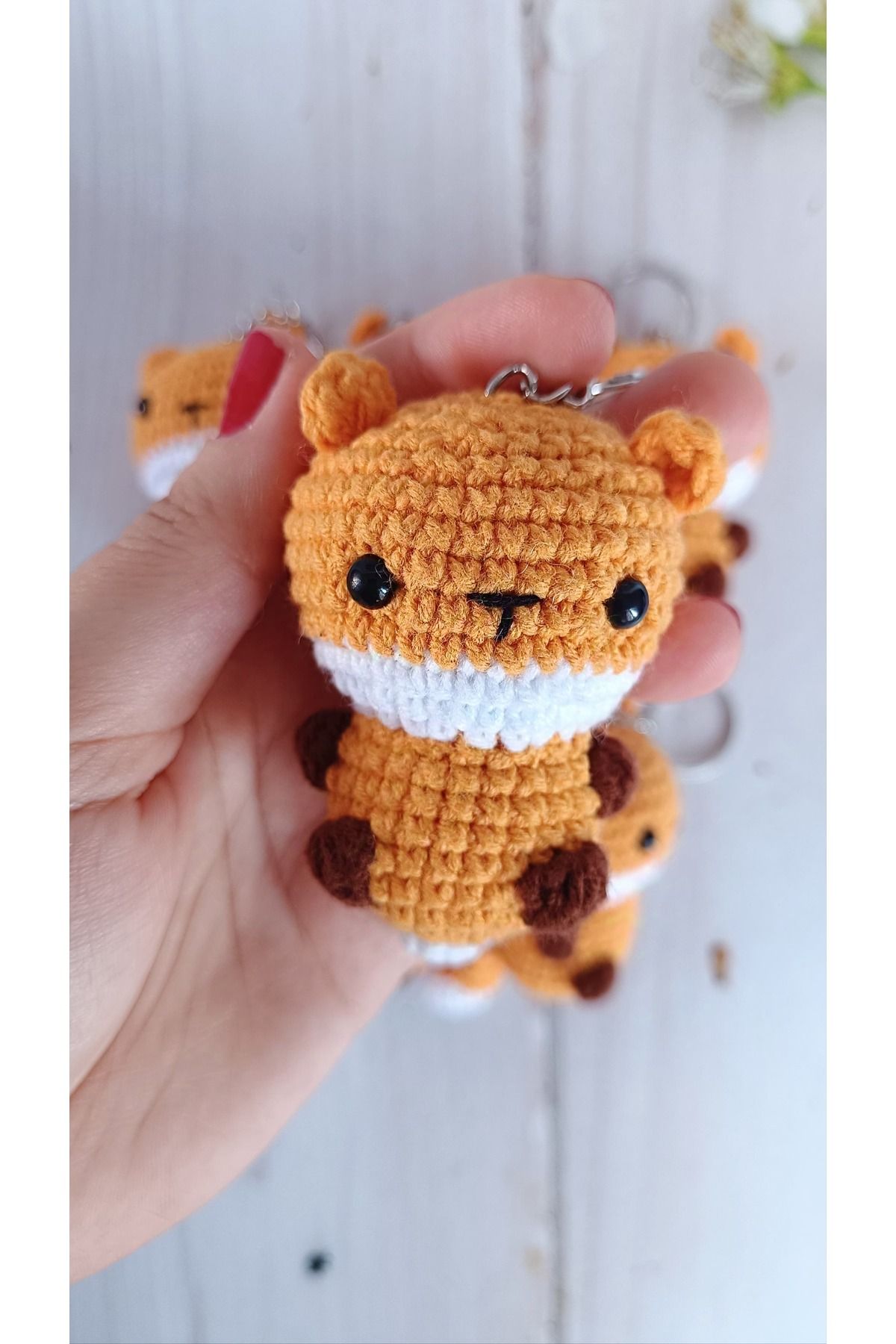 shop Tilki Amigurumi Örgü Anahtarlık Oyuncak