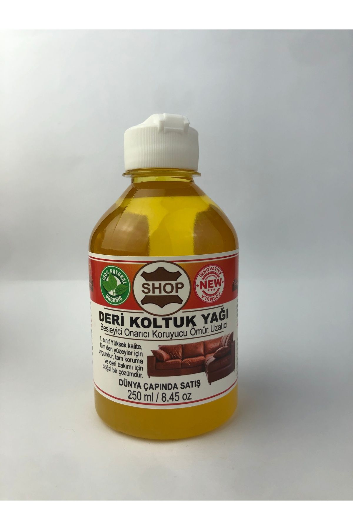 shop Deri Koltuk Bakım Yağı 250 ML Doğal içerik İlk kullanımda etkili deri koruyucu yağ Premium Formül