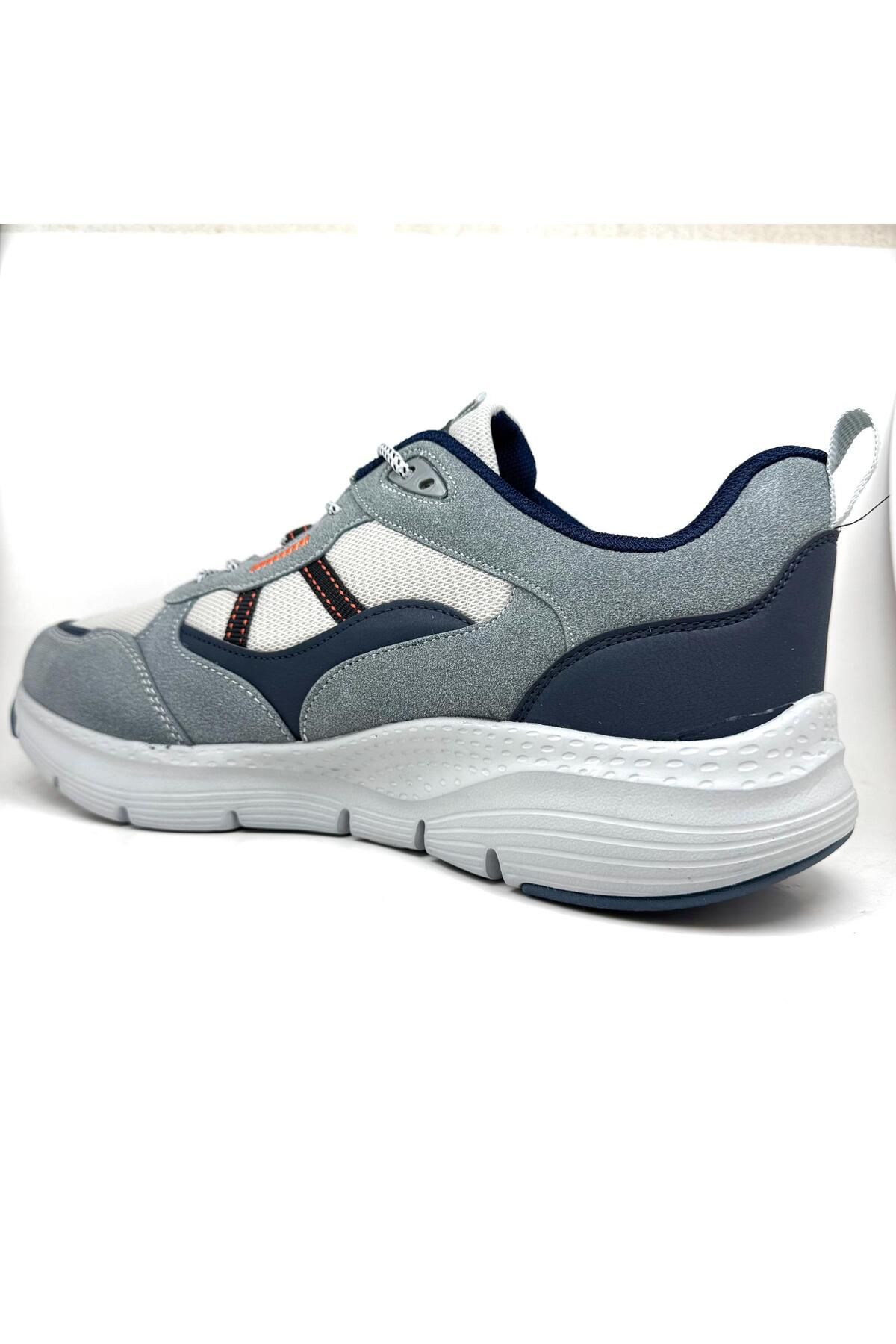 Lepons-Large Size 47-50 Ice Gray Breathable Comfort Sneaker 3