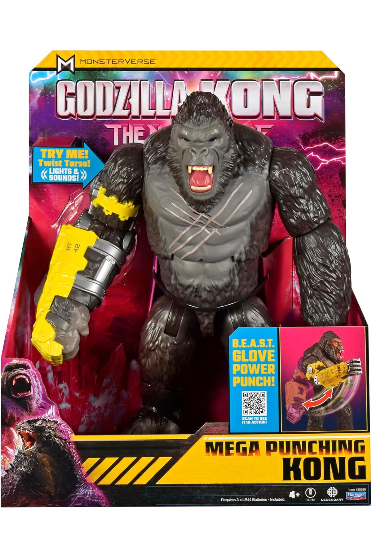 GODZILLA x Kong The New Empire Mega Punching Kong Action Figure