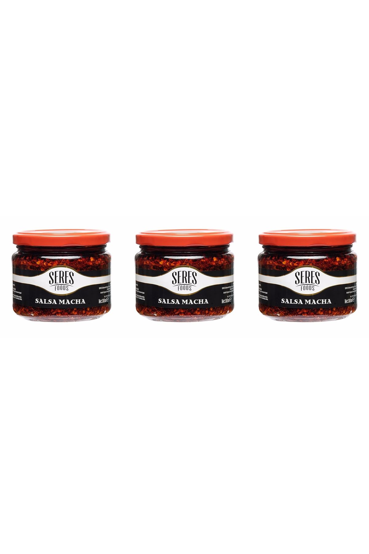 marketimgo Salsa Macha Acı Sos Cam 300 ml x 3 Toplam 900 Ml Marketimgo 3 Adet Avantaj Set