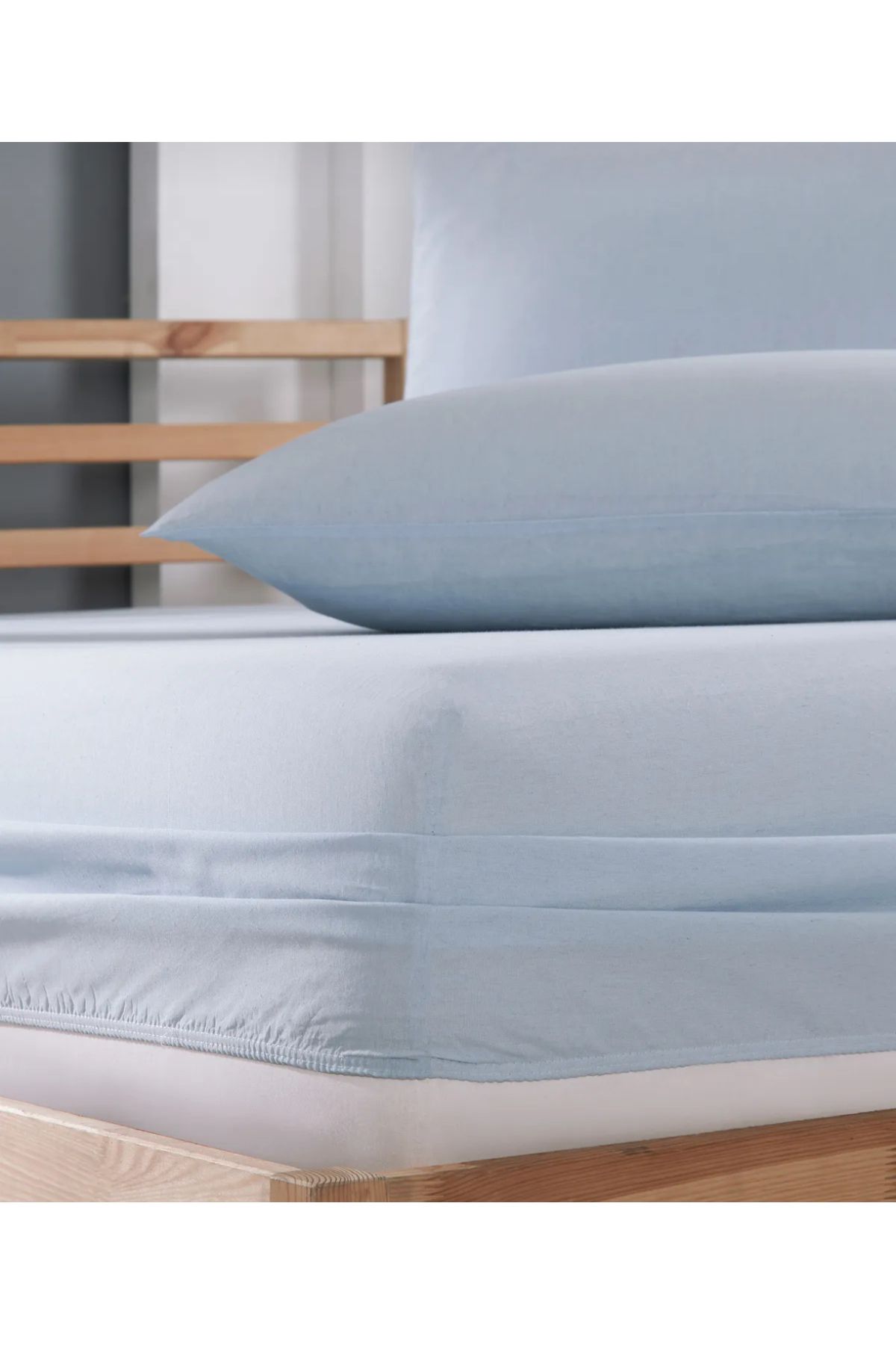 ÇIQRIK HOME-Elastic King Size Bed Sheet Set with Pillowcases (Set with Pillowcases) 2