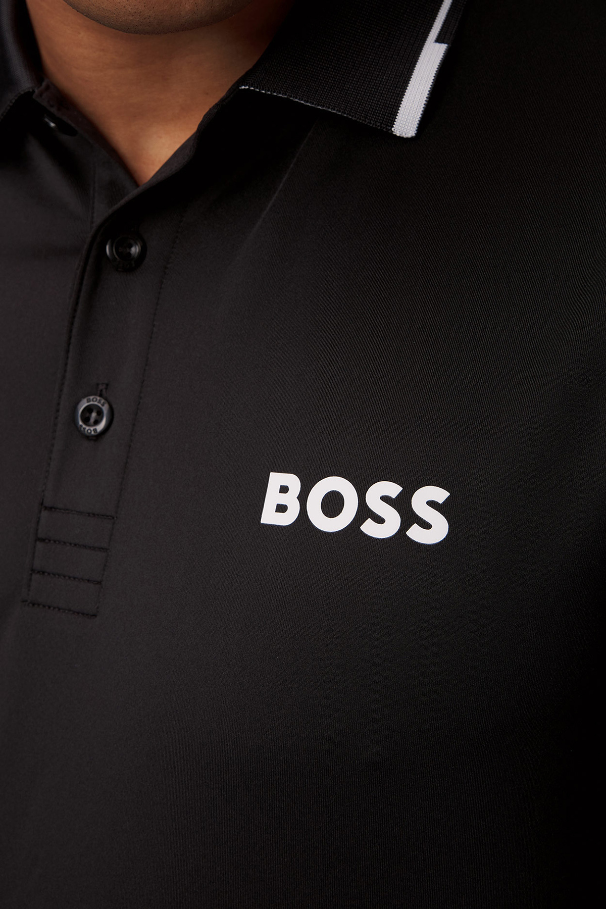 پولوشرت مردانه راسته آستین کوتاه | باس BOSS 50506203 001 - تصویر 5