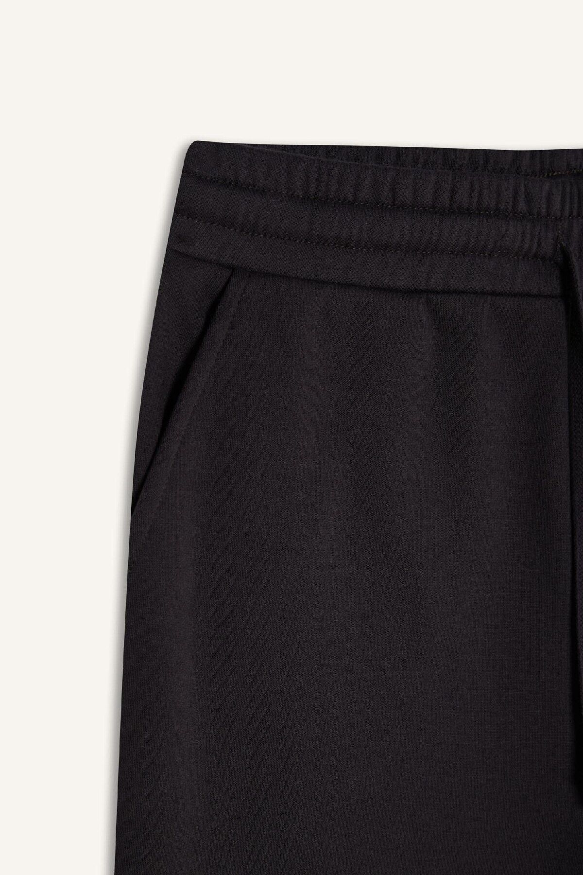 DeFacto-Regular Fit Sweatpants Basic Plain with Fleece Inside, Pockets, Lace-Up Waist, Straight Legs D7836Ax25Sp 8