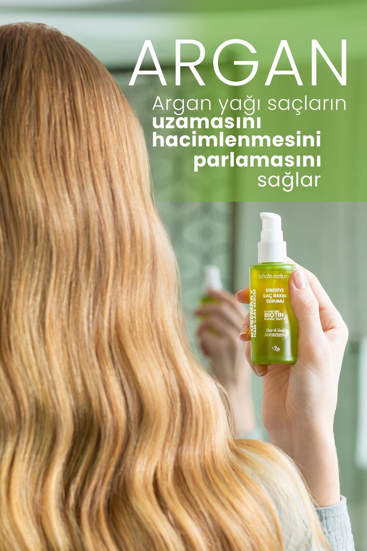سرم و روغن مو مردانه زنانه رزماری بیوتین پیچیده مراقبت از برای موهای جادوگر 50 میل Bade Natural