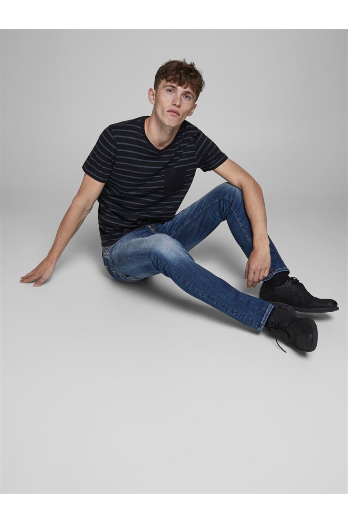شلوار جین مردانه راسته فاق نرمال | جک اند جونز Jack & Jones 12175888 - تصویر 2