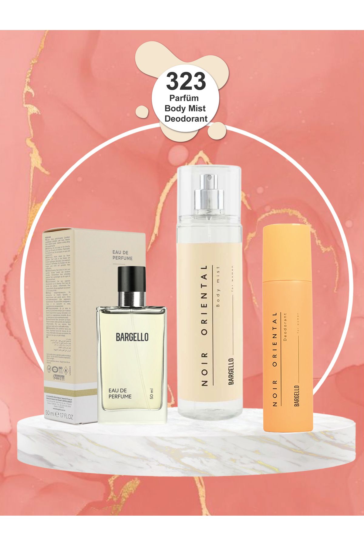 ست عطر زنانه Oriental Edp+deo+body Mist 323 Bargello