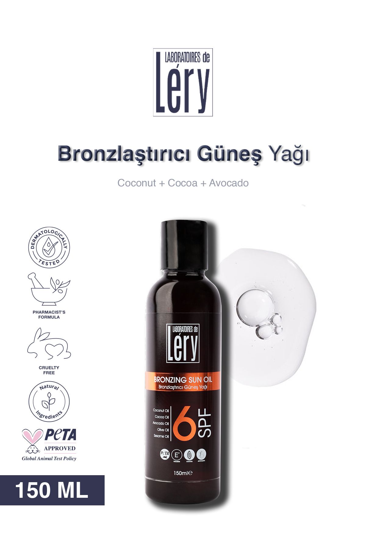 LABORATOIRES DE LERY Lery Bronzlaştırıcı Güneş Yağı