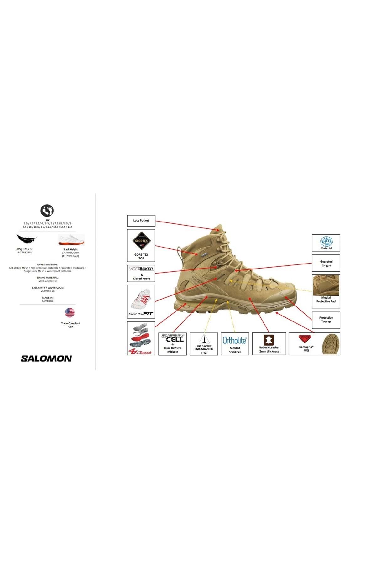Lowa Gore-tex® Su Geçirmez Tactical Bot Özel Kuvvetler Askeri Botu Erkek Bot Kum - 3