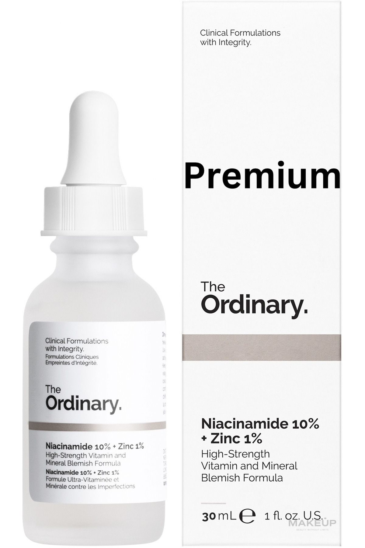 Premium The Ordinary - 60ML Niacinamide 10% Zinc 1% | %100 Orijinal