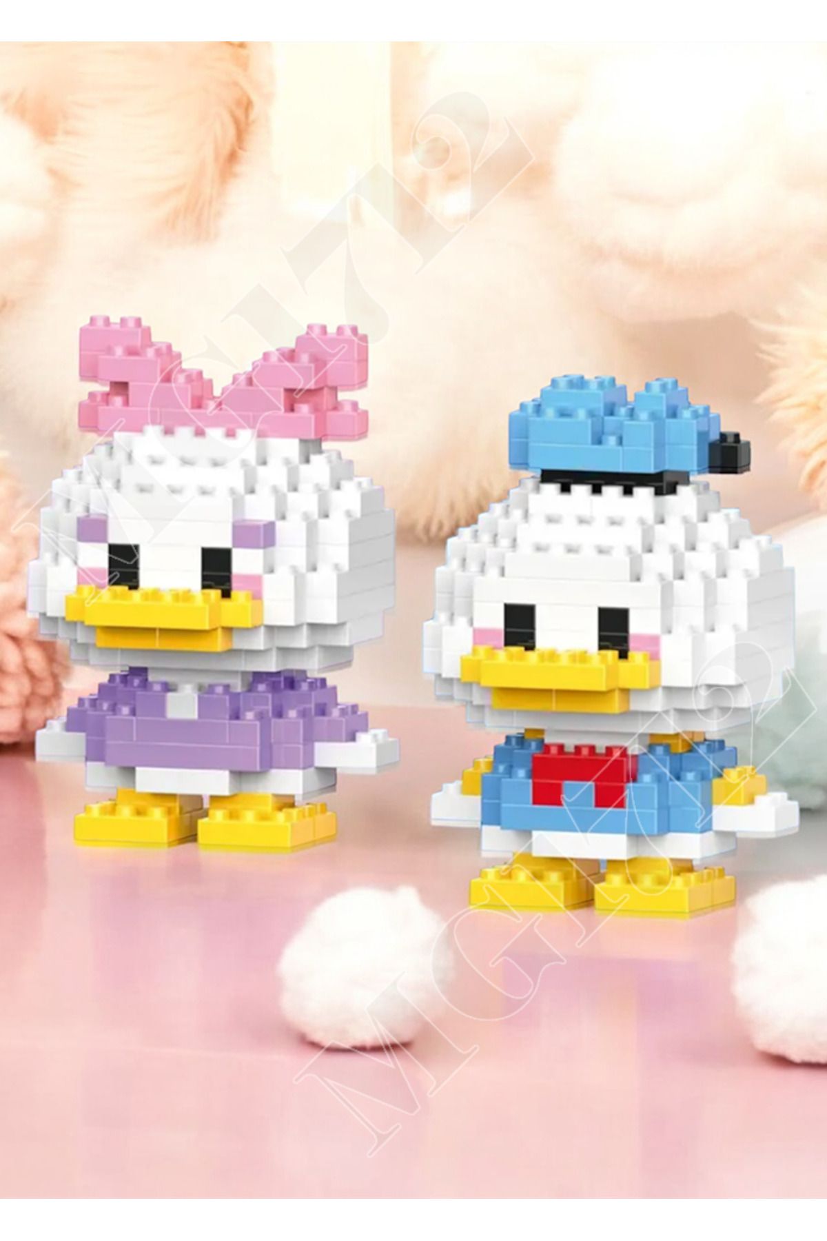 Bricks Disney Daisy Ve Donald Ördek  3d Yapboz 2'li Seti