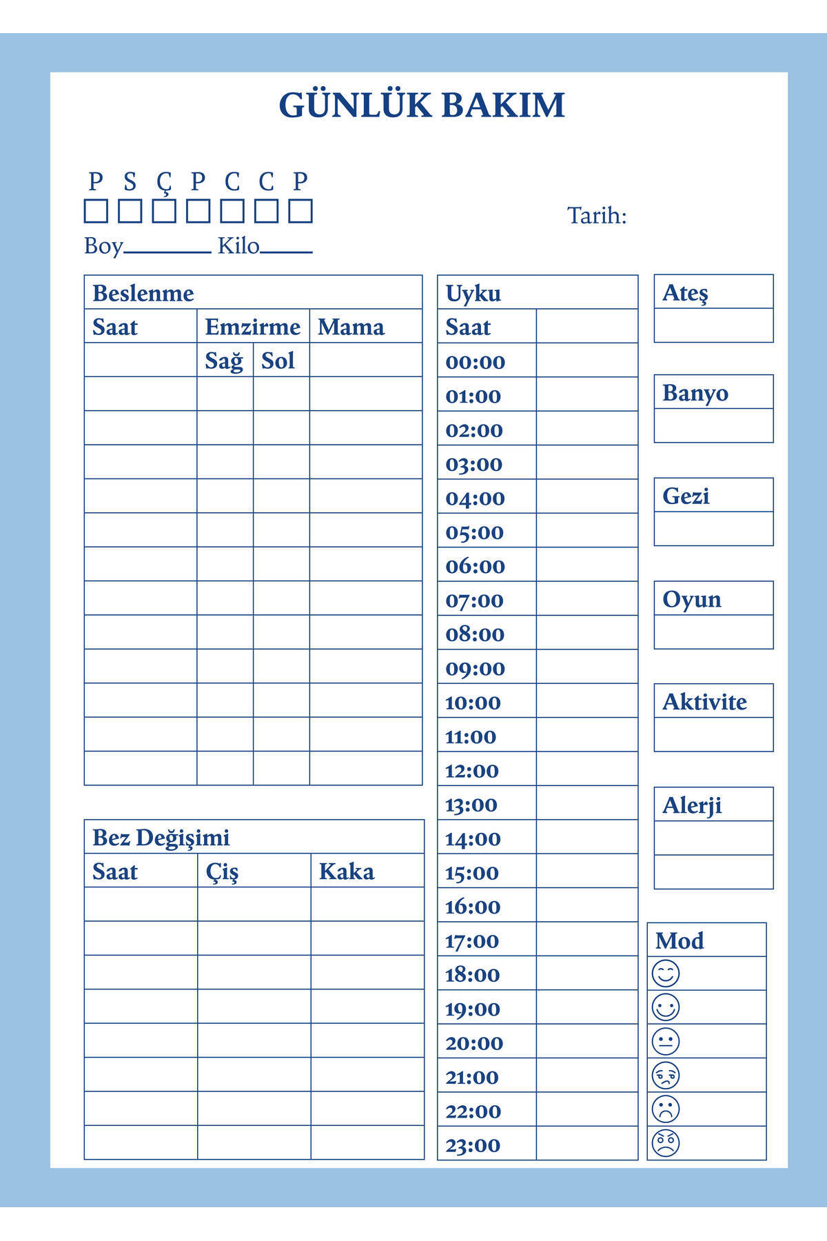 edinotes Bebek Bakım Defteri fotoğrafı 7 (önizleme)