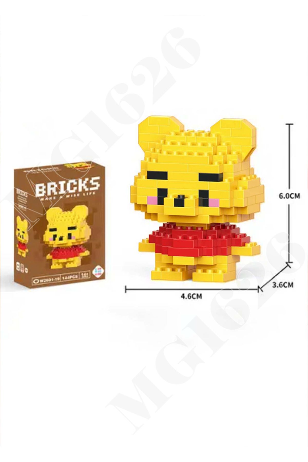 Bricks-لغز ويني ذا بوه - ألغاز ثلاثية الأبعاد من Brikcks Lego 2