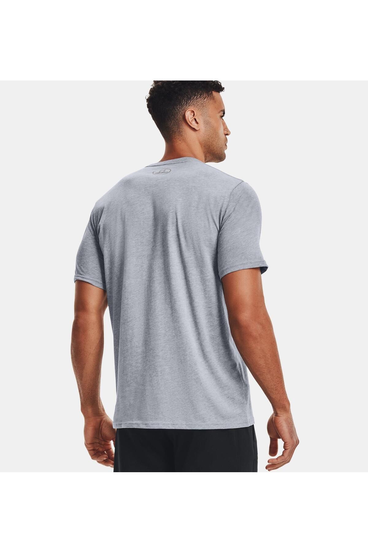 تی شرت ورزشی مشکی مردانه آستین کوتاه ورزشیTYLE BOXED UA 1329581 035 Under Armour