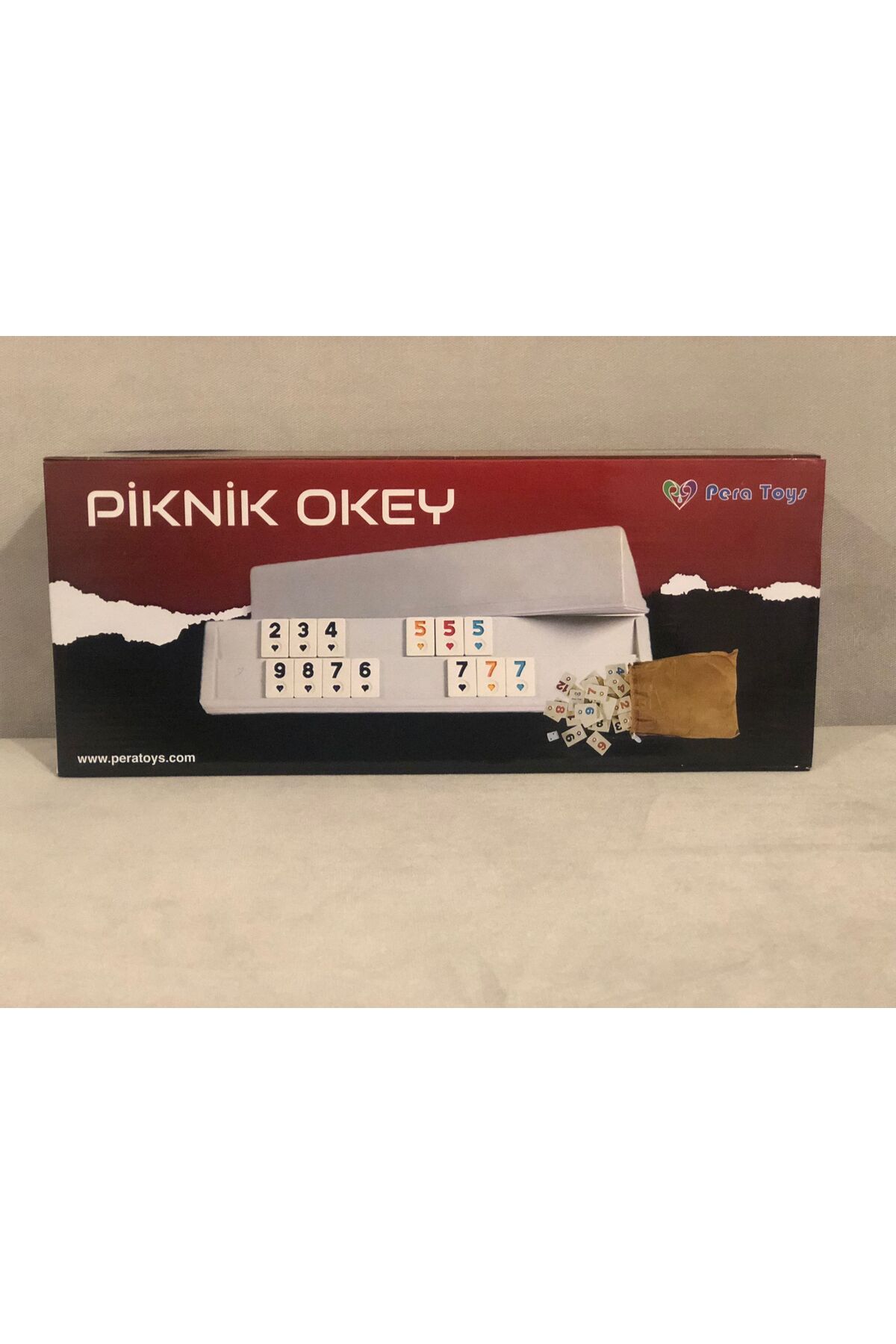 Pera Toys Piknik Okey ve Katlanabilir Sehpa