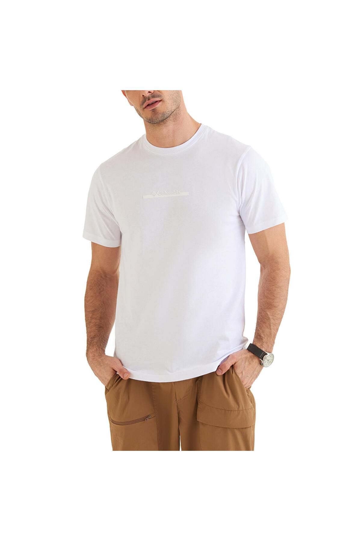 Columbia-Ανδρικό T-Shirt Cs0121 Csc M Bar Split Graphic Ss Tee 4
