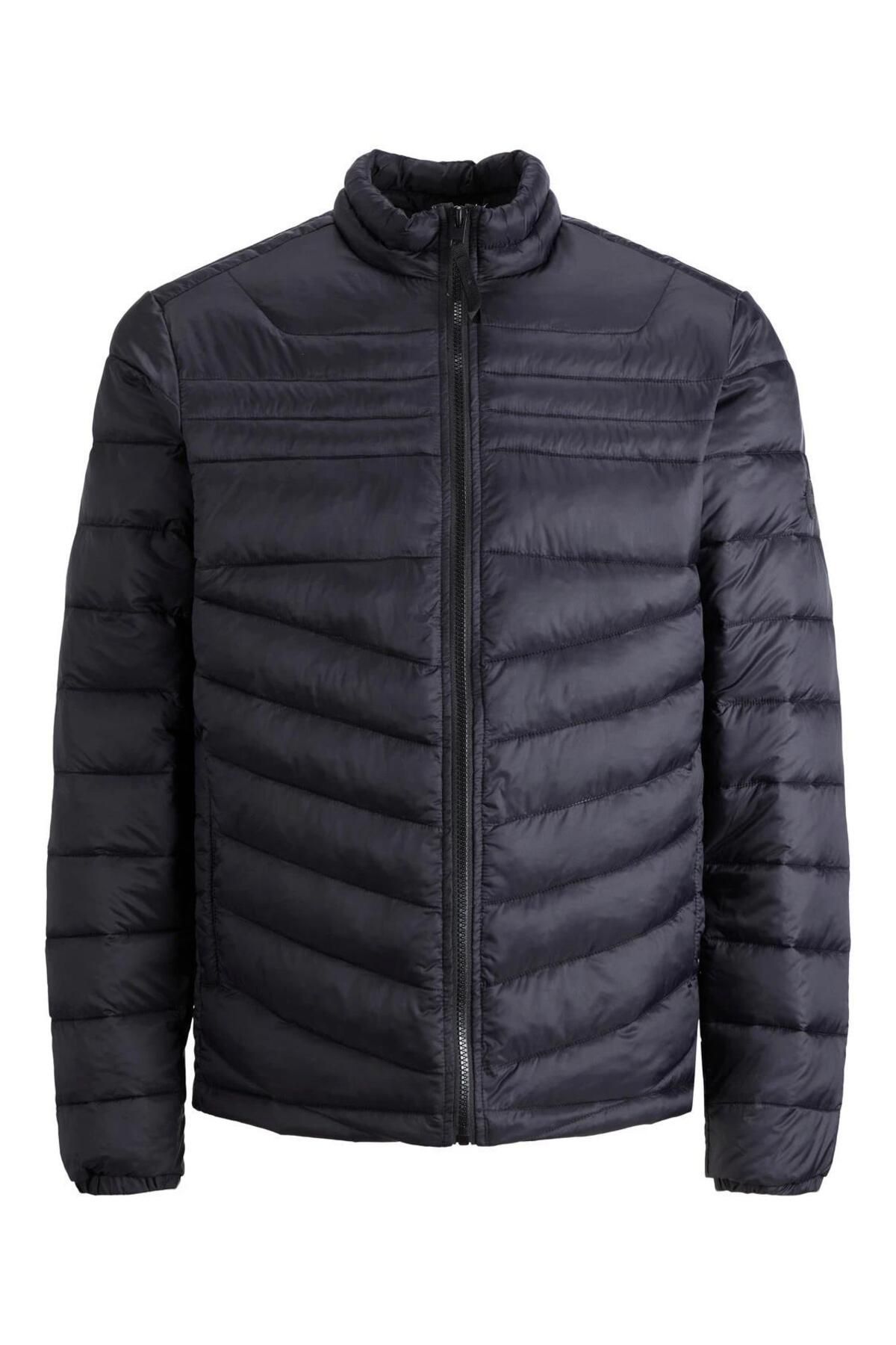 Jack & Jones Ultra Comfort Kalıp Büyük Beden Mont Sıyah