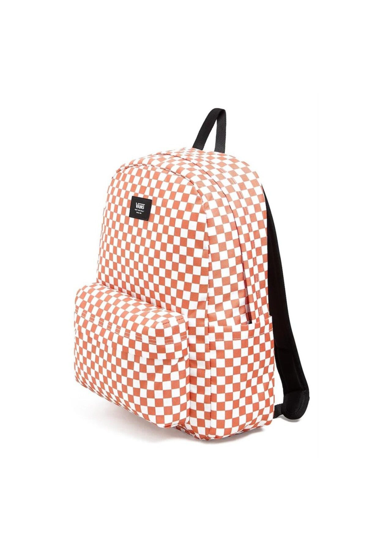Vans-Hnedý kockovaný ruksak Vans Old Skool Check Backpack 5