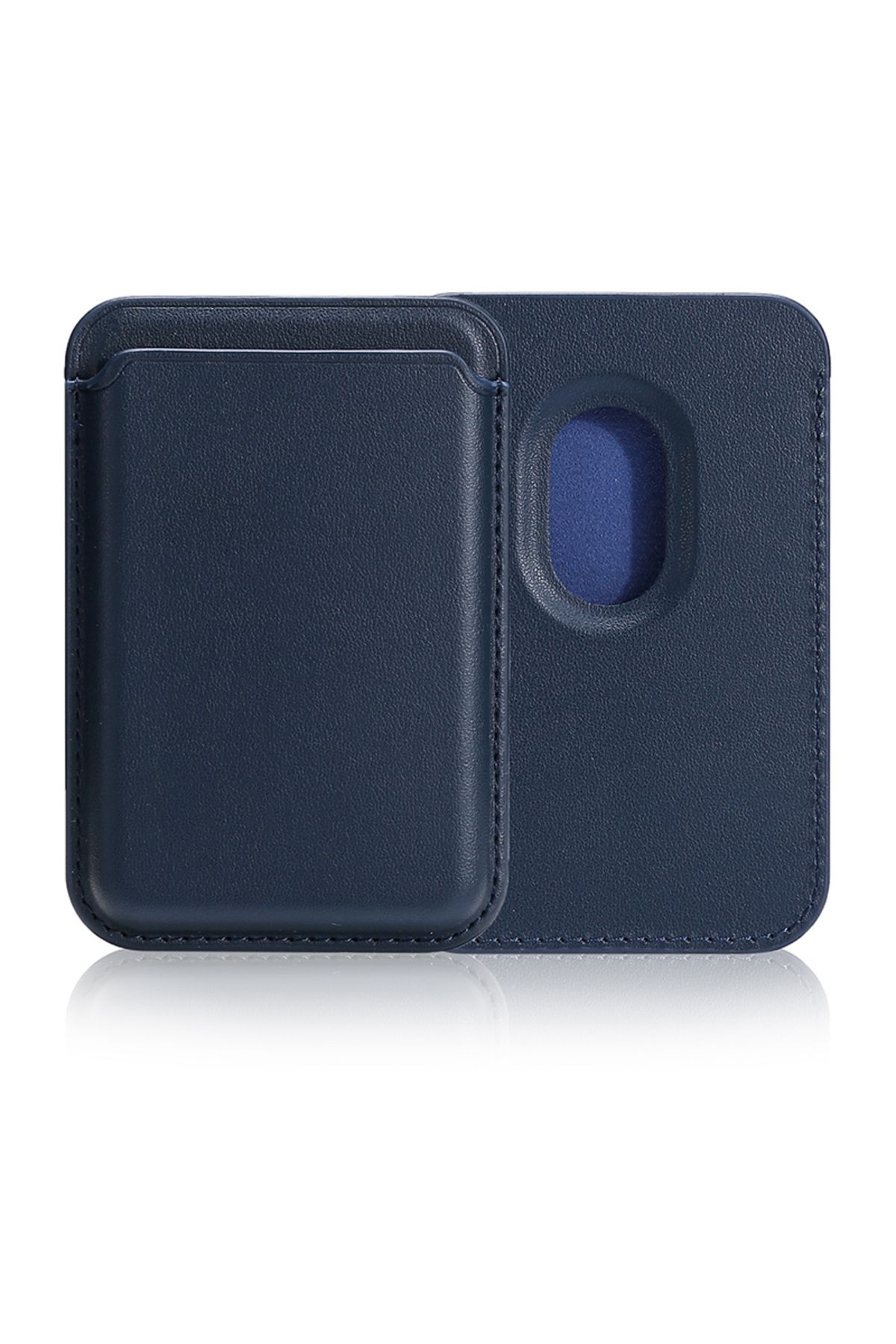 kilifone Apple iPhone 13 Pro Max uyumlu Kartlık Magnetik Cardsafe Kartlık - Lacivert