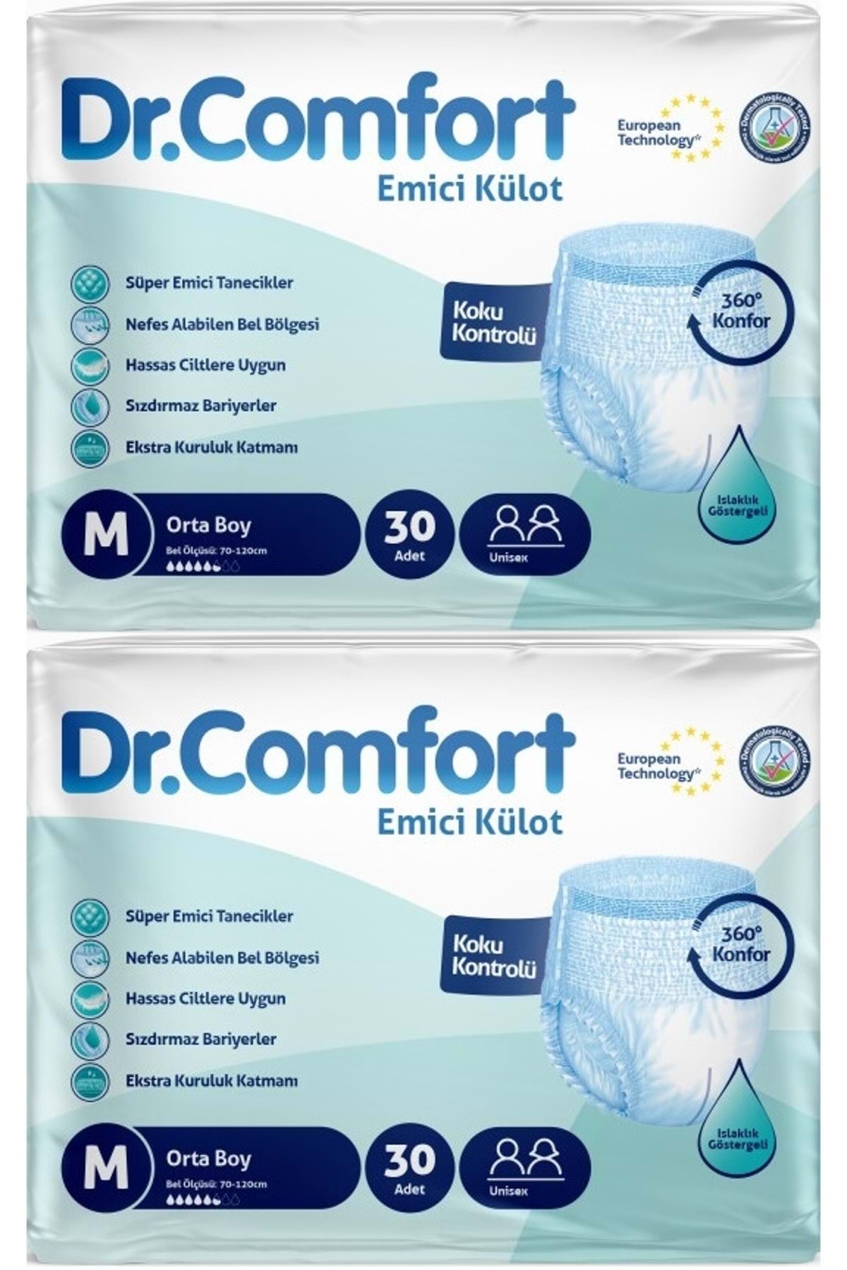 Hasta Bezi Yetişkin Emici Külot M-orta 60 Adet (2PK*30)