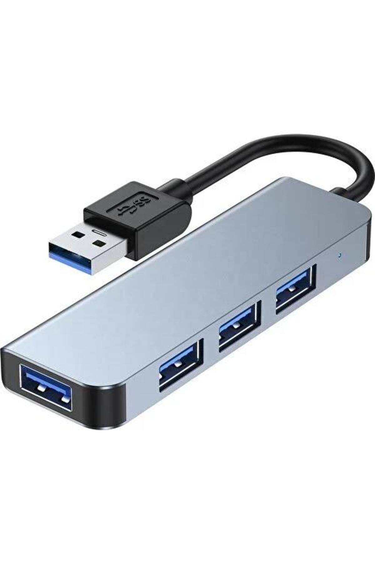 PDAteknoloji 4 In 1 USB 3.0 Hub Alüminyum Gövde USB Çoklayıcı Hub BYL-2013U