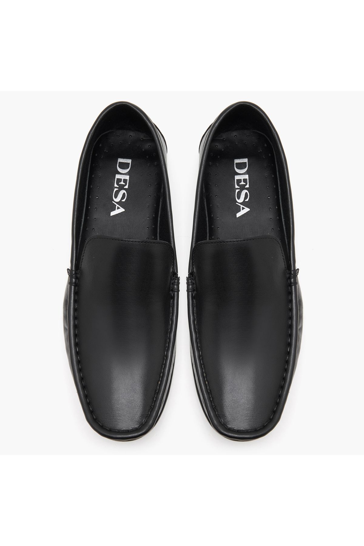Desa-Ανδρικό δερμάτινο loafer Costner Black 2