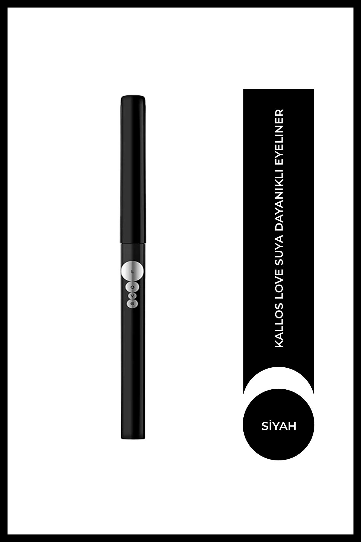 Kallos Cosmetics Kallos Love Suya Dayanıklı Eyeliner