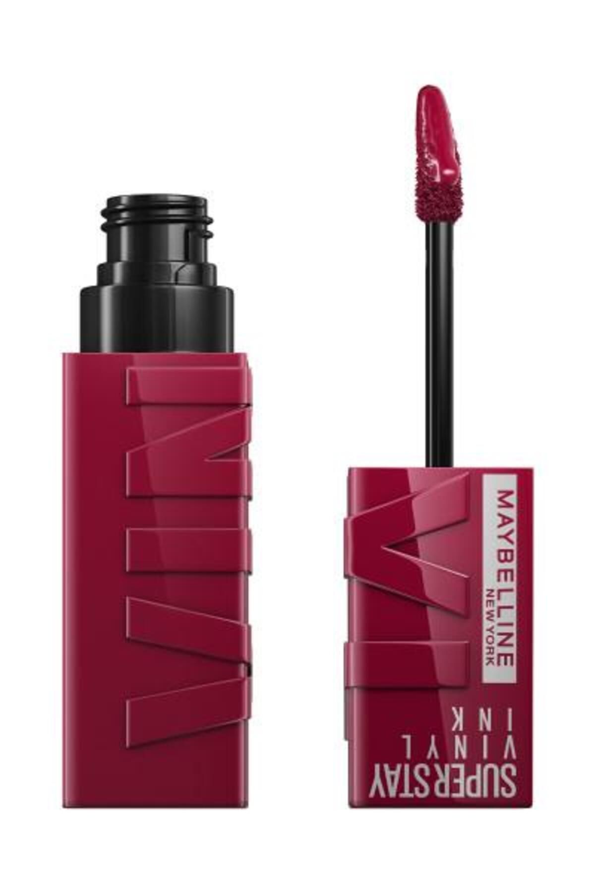 Maybelline New York Super Stay Vinyl Ink Uzun Süre Kalıcı Likit Parlak Ruj 30 Unrivaled