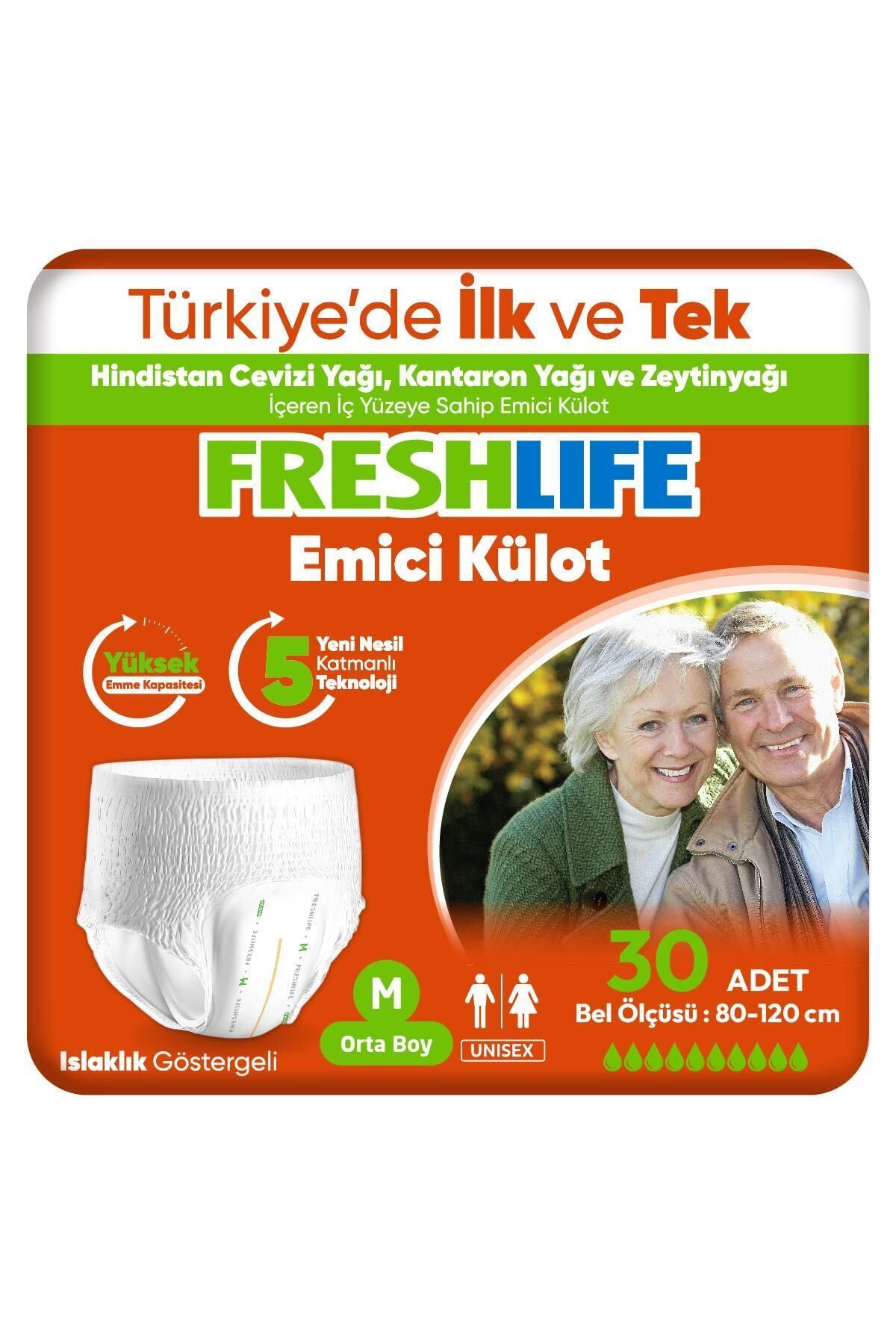 Freshlife Medium Emici Külot 30 Adet