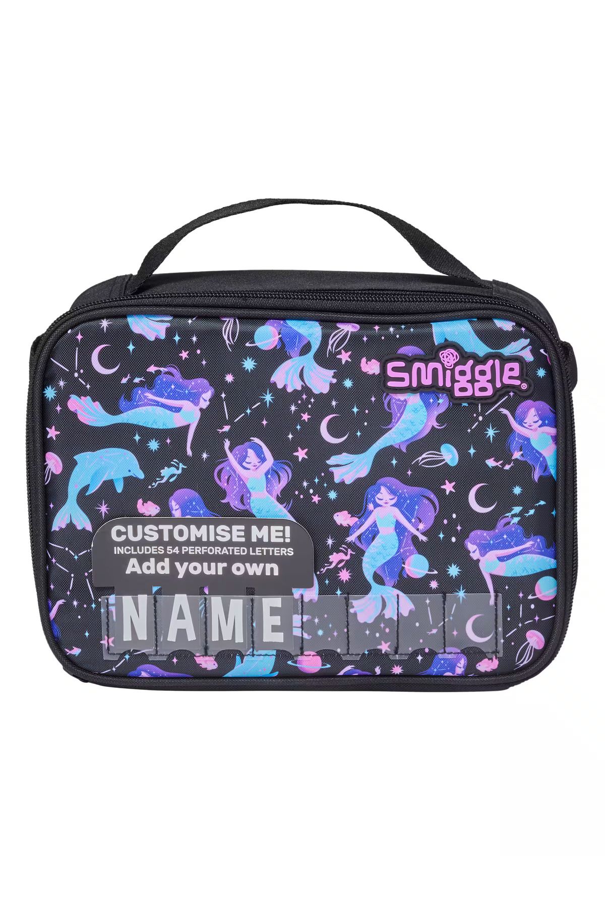 SMIGGLE DENİZ KIZI DETAYLI BPA İÇERMEYEN ISI YALITIMLI İSİM YAZILABİLEN DİKDÖRTGEN BESLENME ÇANTASI