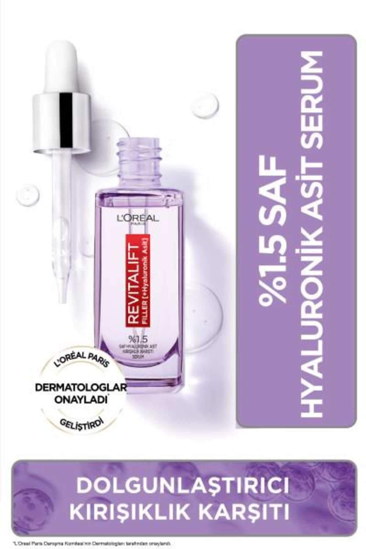 L'Oreal Paris L'Oréal Paris Revitalift Filler %1.5 Saf Hyaluronik Asit Kırışıklık Karşıtı Serum 30 ml