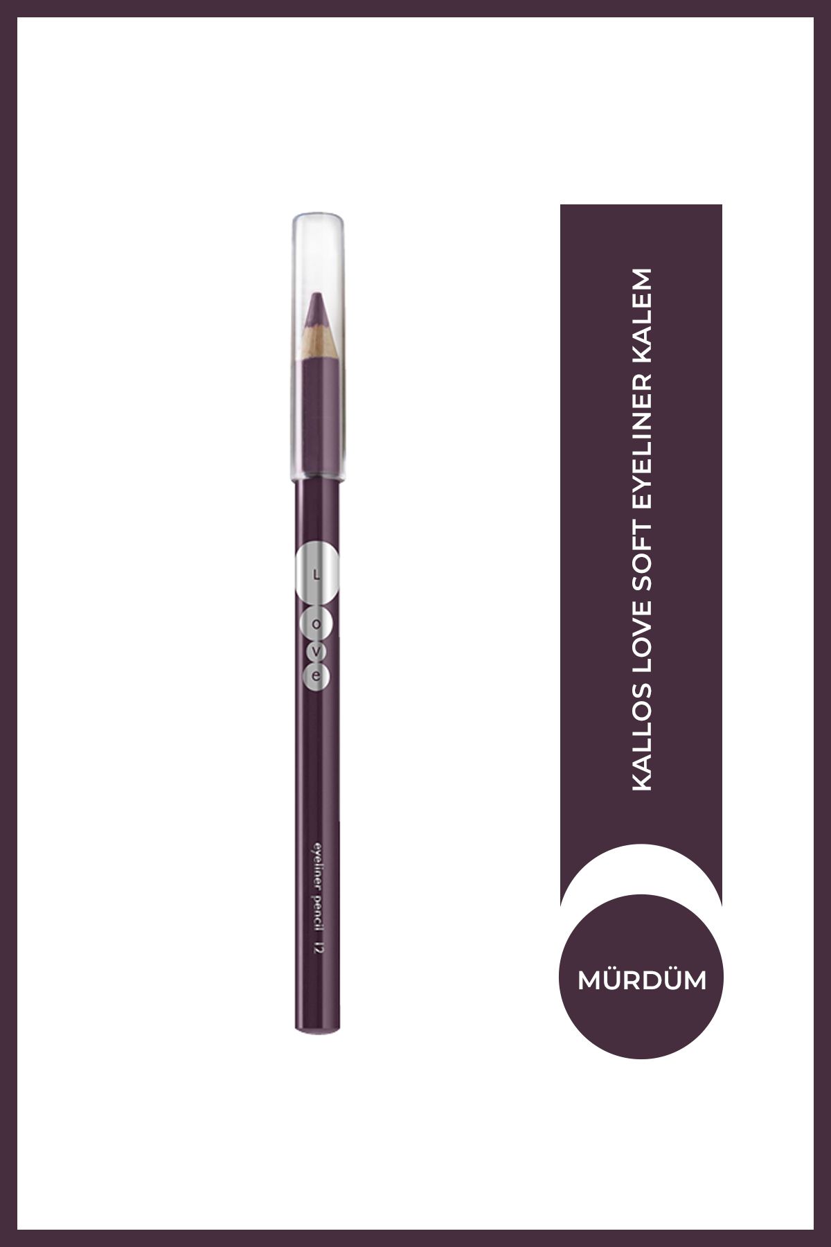 Kallos Cosmetics Kallos Love Mürdüm Soft Eyeliner Kalem