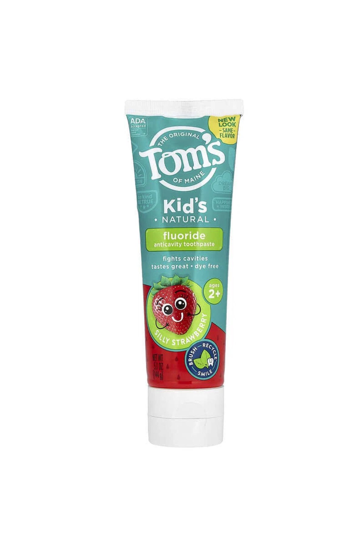 tom's of maine Florürlü Çilekli Çocuk Diş Macunu 144 gr