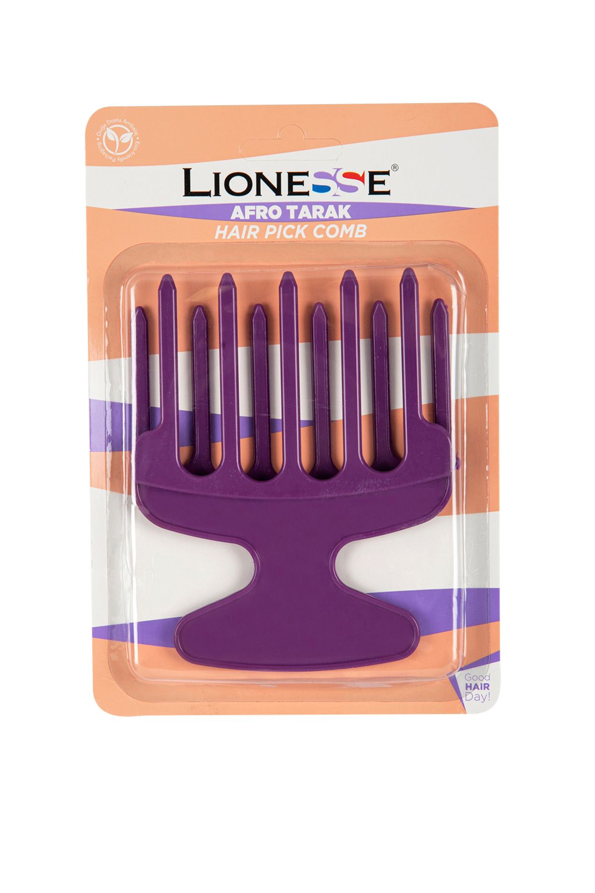 Lionesse-Afro Comb 7762 - Wide Toothed, for Curly Thick Volume Hair 2