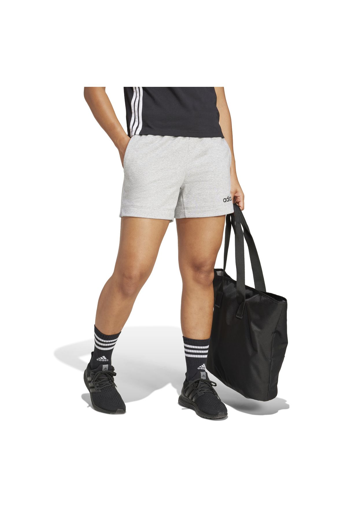 adidas-Essentials Linear French Terry Shorts 4