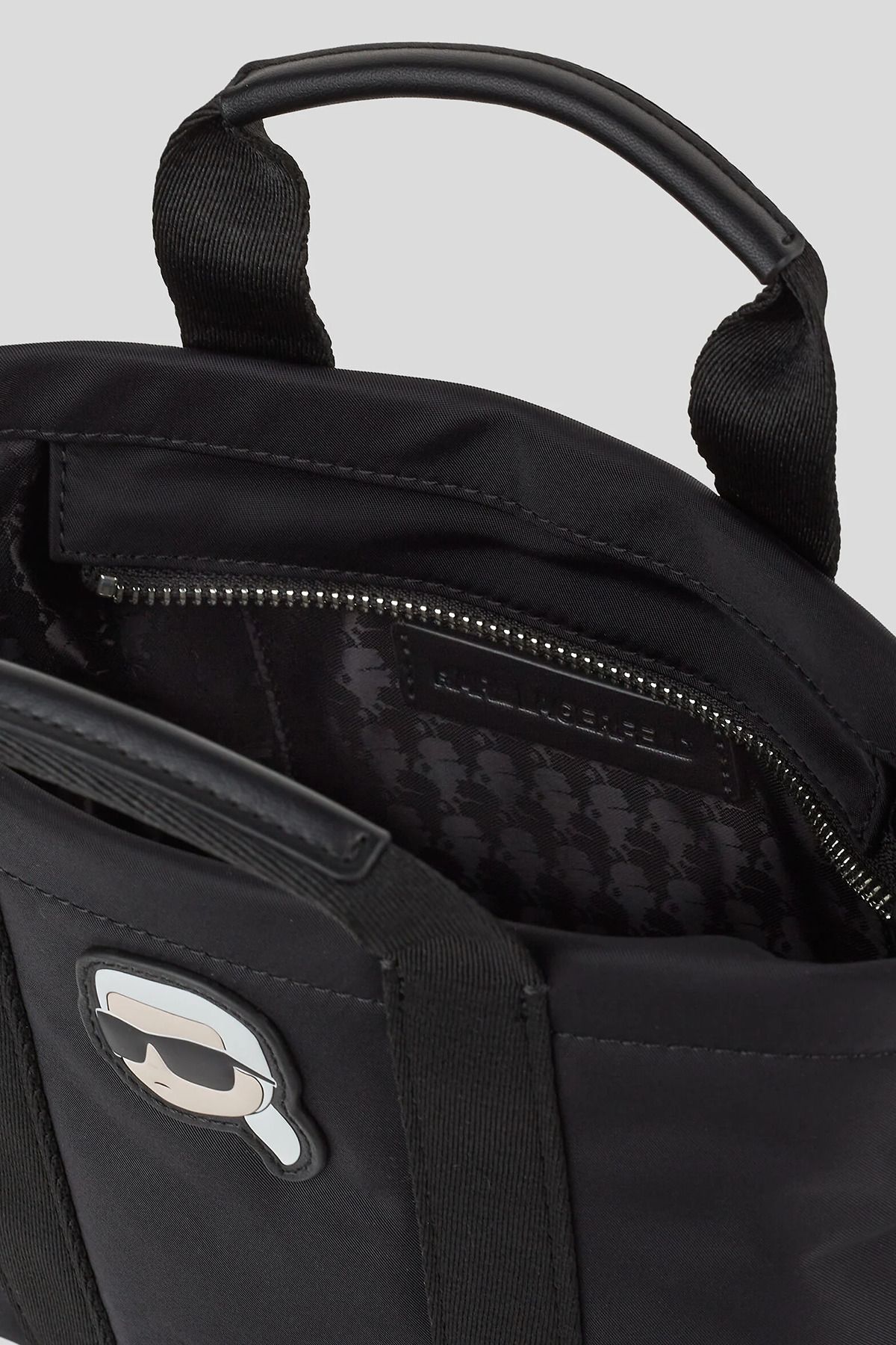 Karl Lagerfeld-Ikonische 2.0-Nylon-Tasche mit kleinem Reißverschluss 3