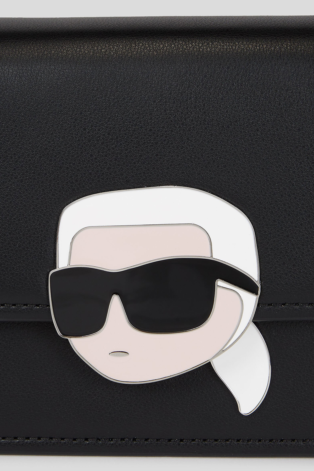 Karl Lagerfeld-Kožený krížový zámok Handtasche K/Iconic 2.0 4