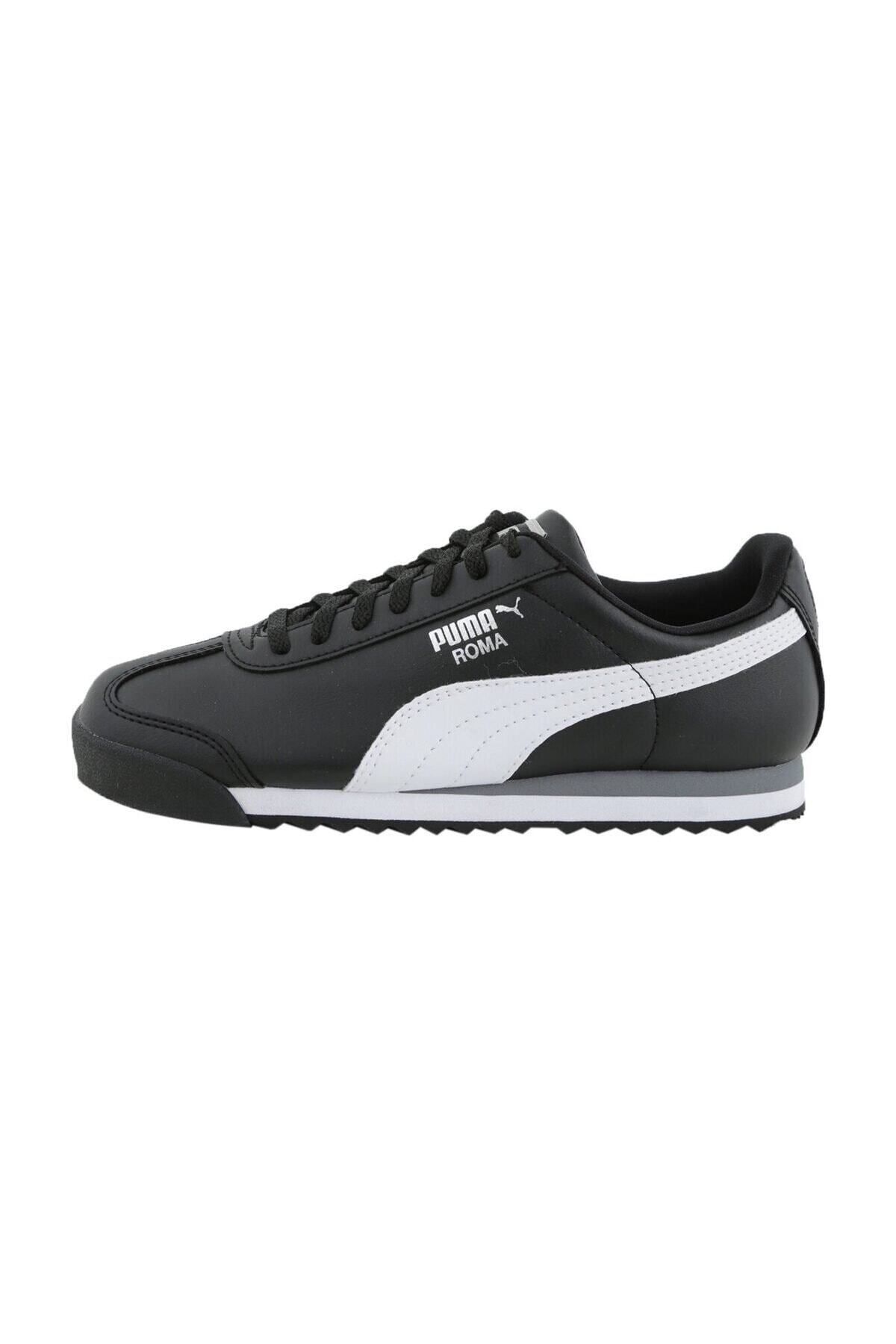 354259-11 Roma Basic Jr Unisex Sports Shoes مشکی-سفید Puma