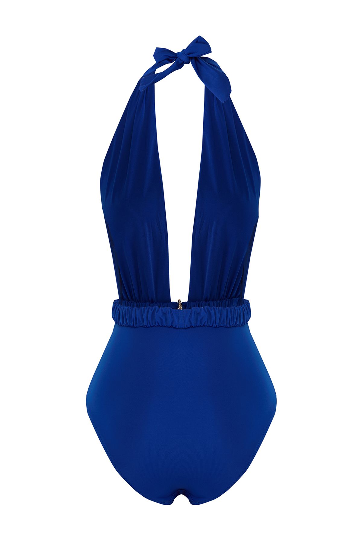 Trendyol Collection-Prémiové plavky Saks - hluboký výstřih do V a hvězdicový doplněk TBESS25MA00048 7