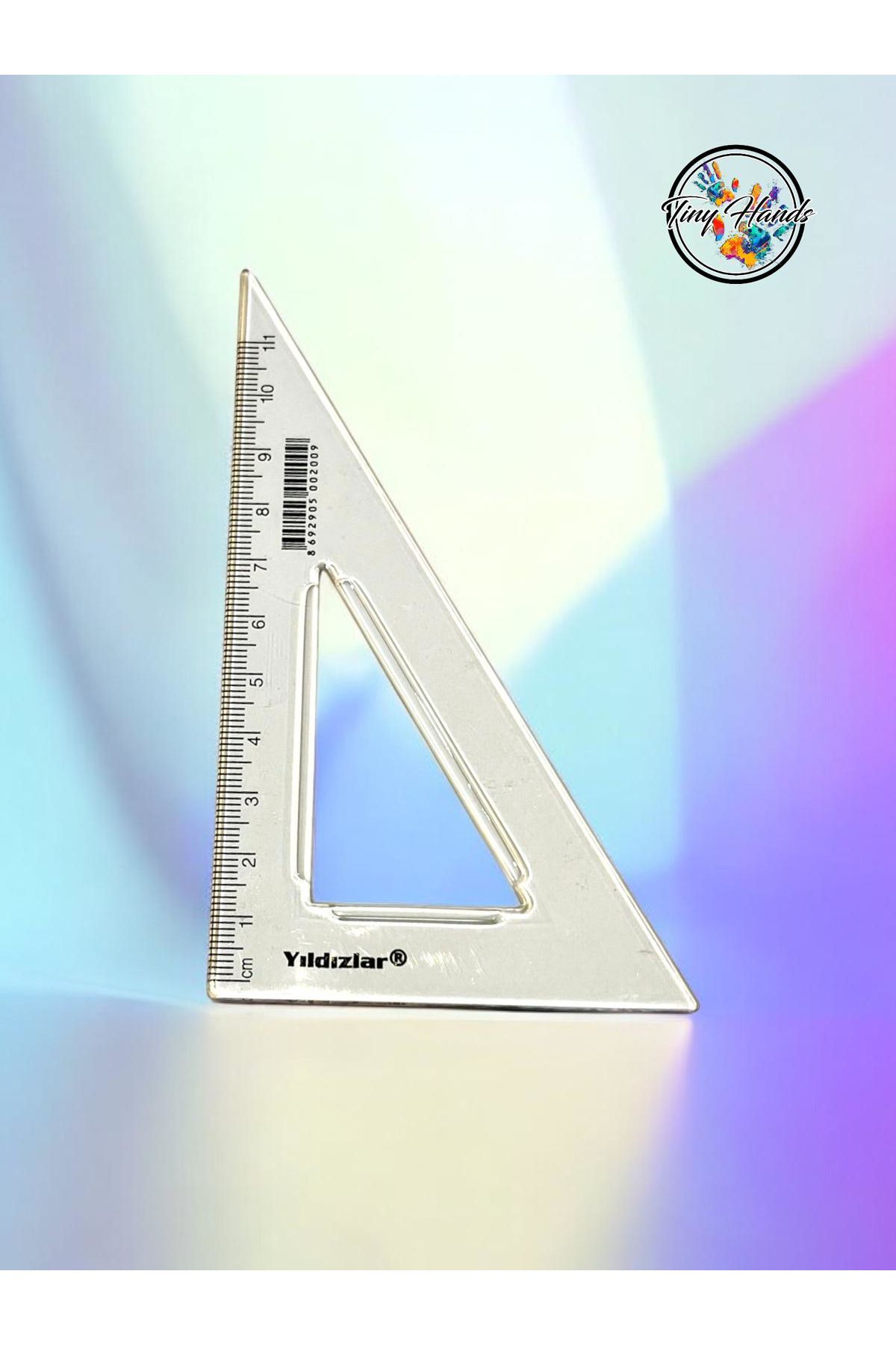 tiny hands-Miter Rule 12cm Mitre Plastic Mitre Rule Triangle Rule 12 cm Mitre 3