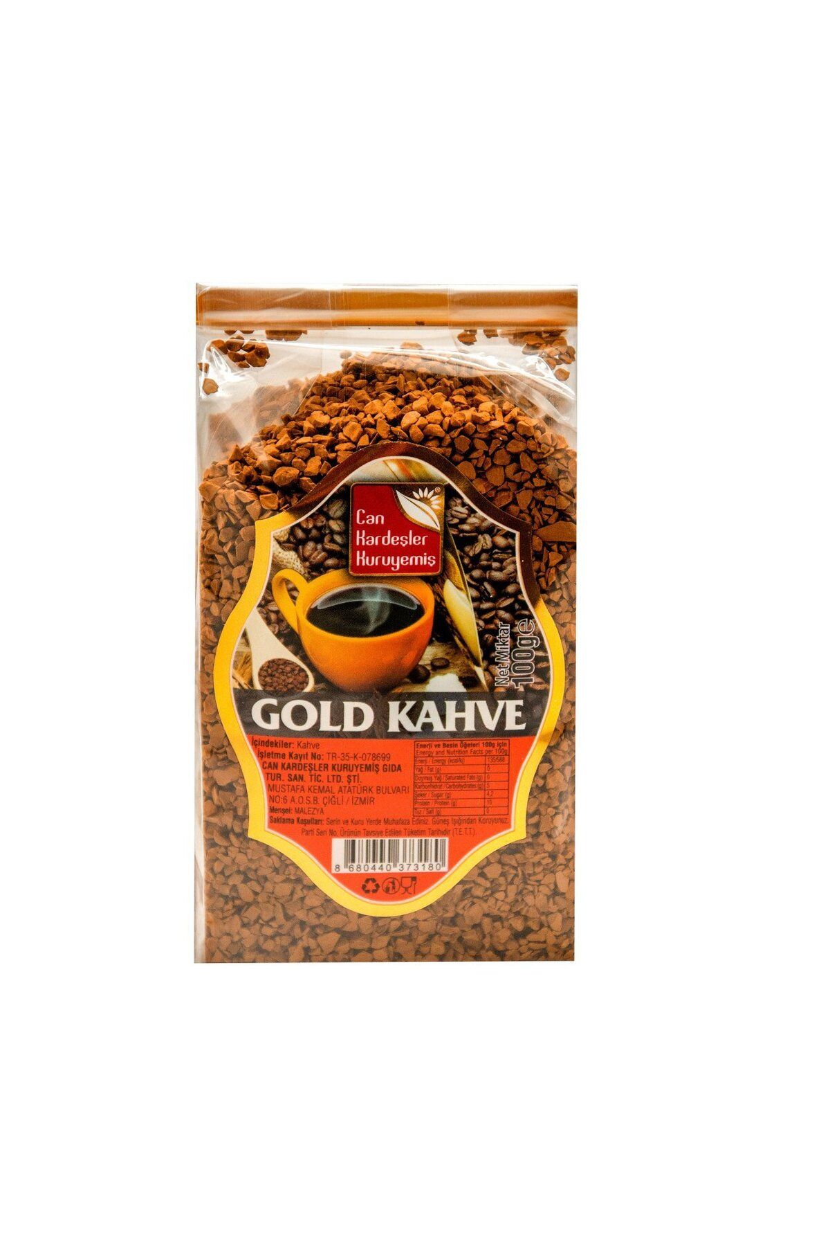 Can Kardeşler Kuruyemiş Gold Granül Kahve 250 g