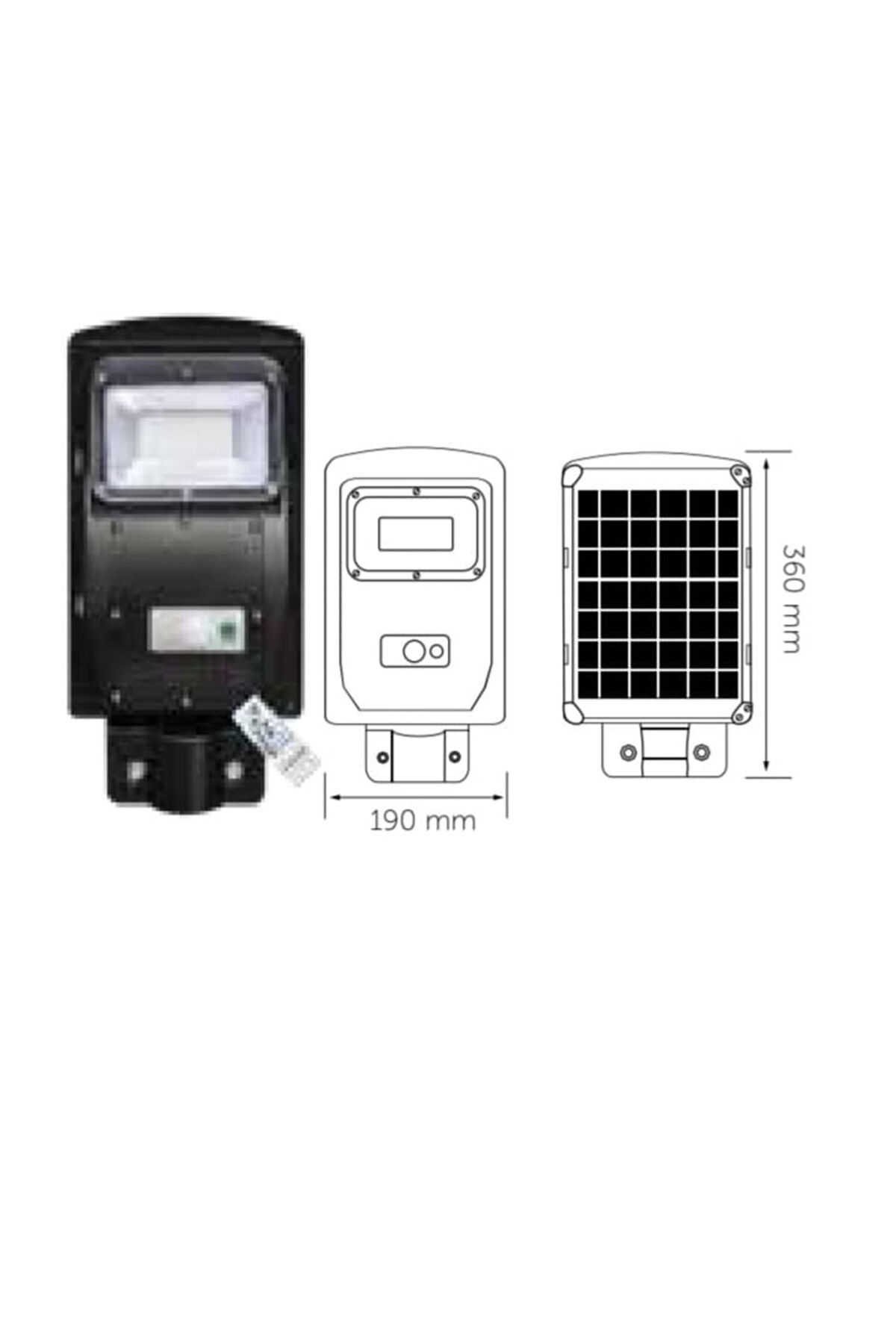 İnoled İNOLED 9350-01 30W 6500K SENSÖRLÜ LED SOKAK ARMATÜRÜ