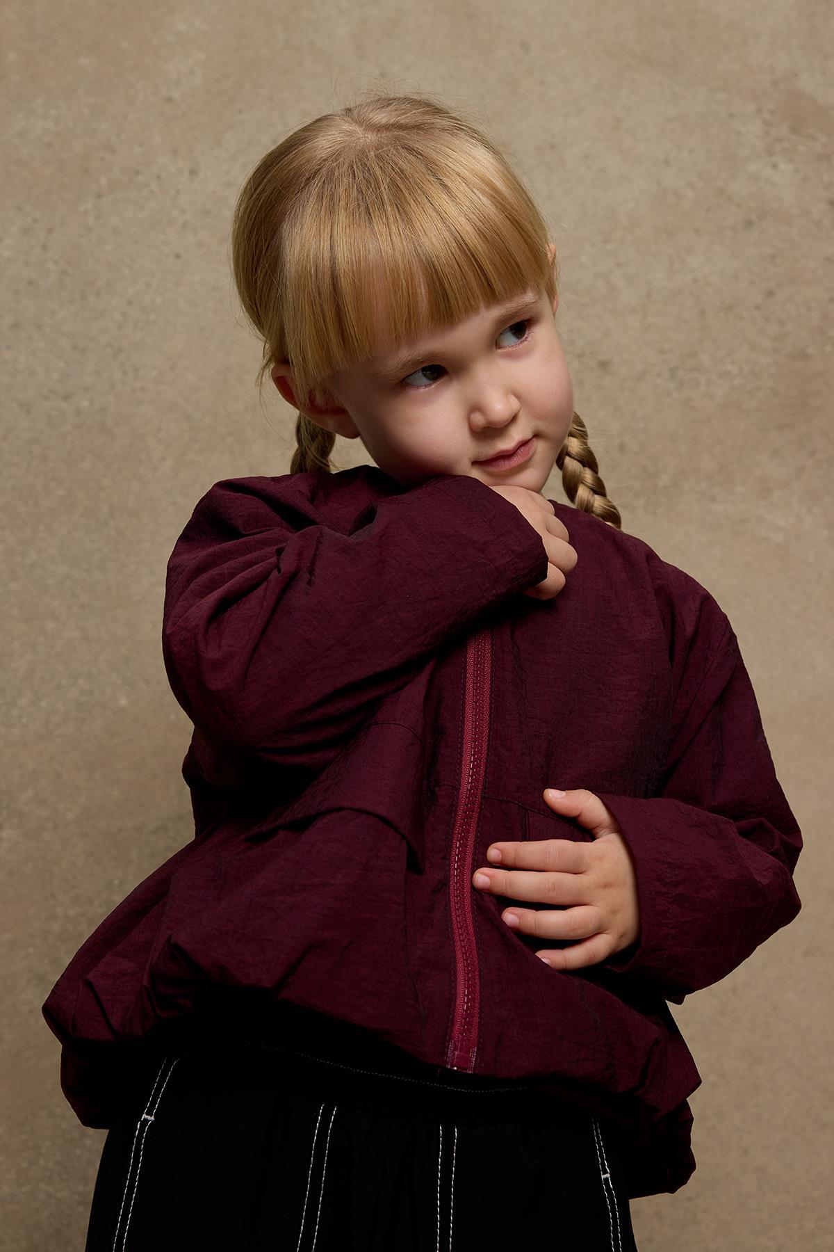 Fahhar Kids Bomb Ceket Bordo fotoğrafı 5 (önizleme)