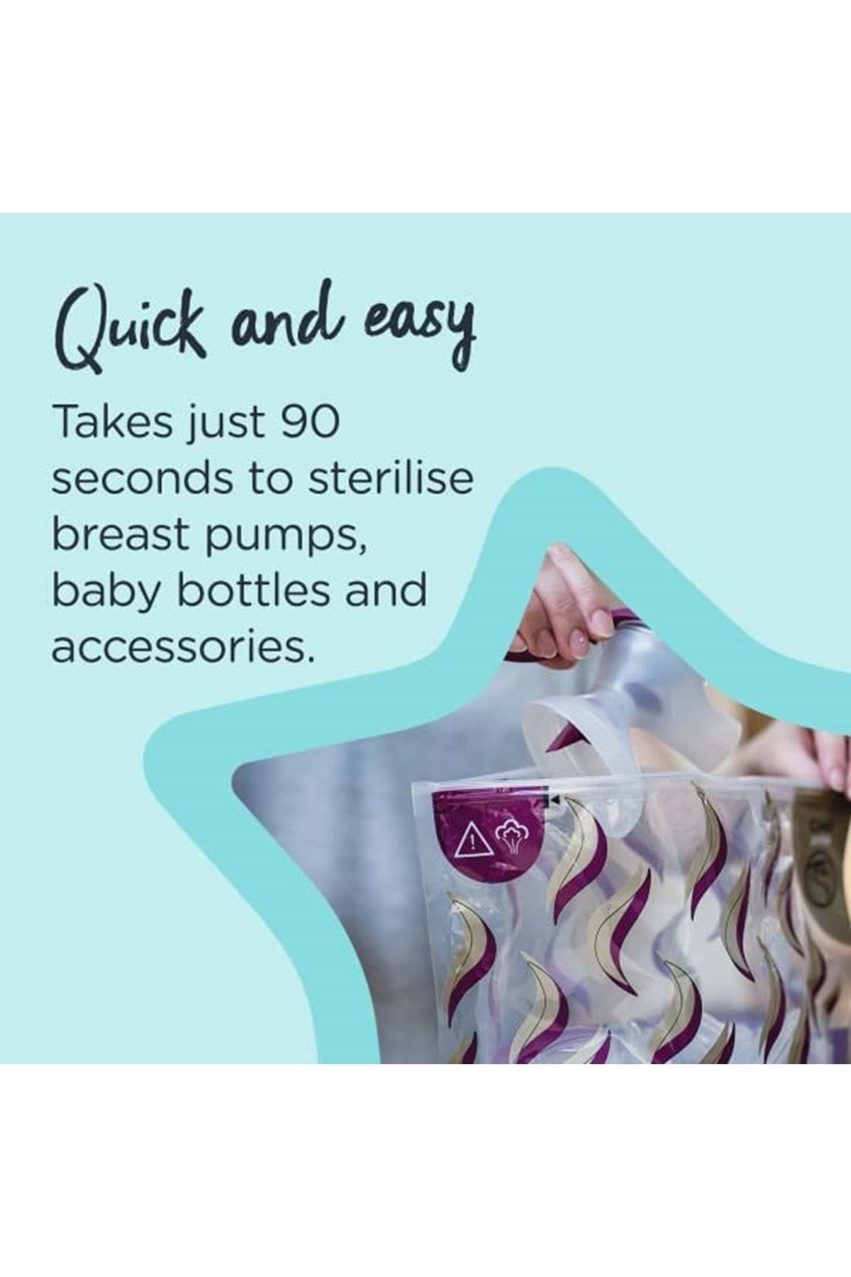 Tommee Tippee Seyahat Ve Mikrodalga Sterilizatör Torbası (5 Lİ SET) fotoğrafı 4 (önizleme)