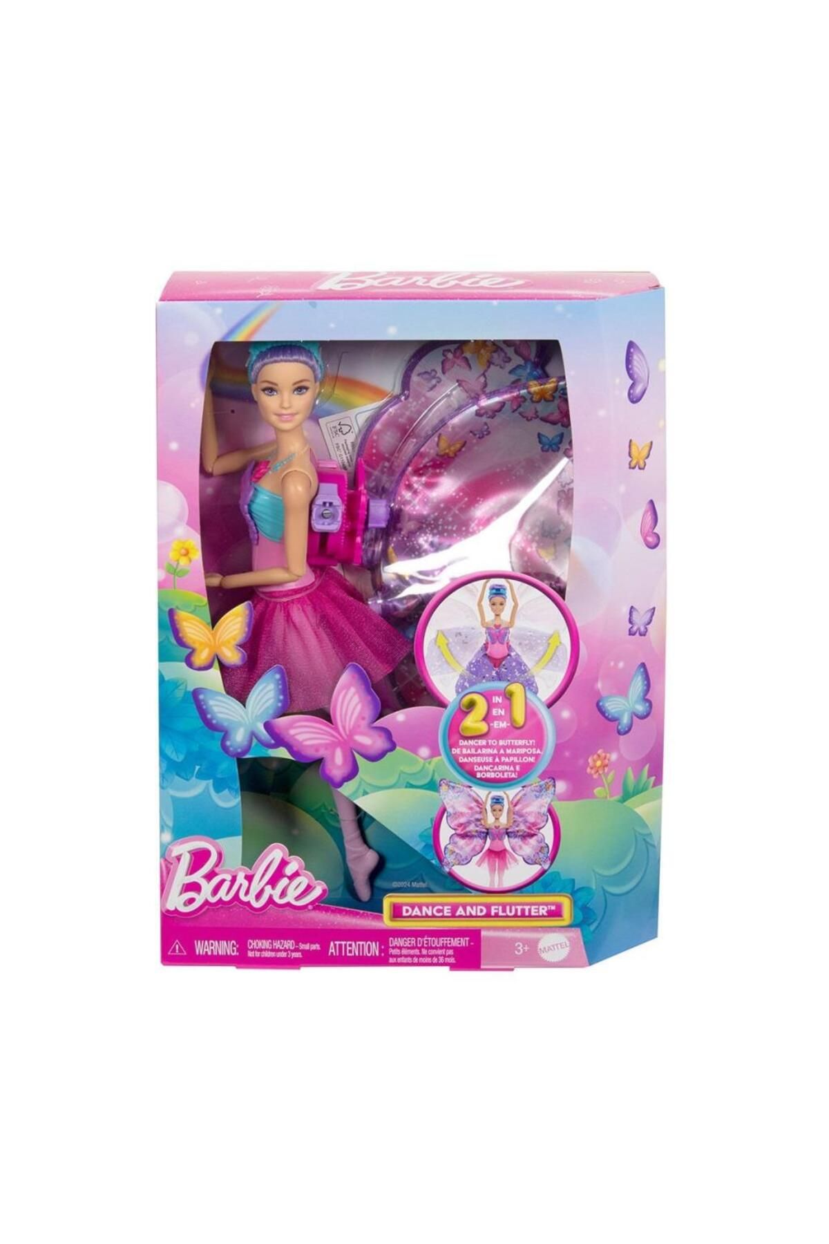 gcaksesuar Nessiworld HXJ10 Barbie Kelebek Dansçı Bebek