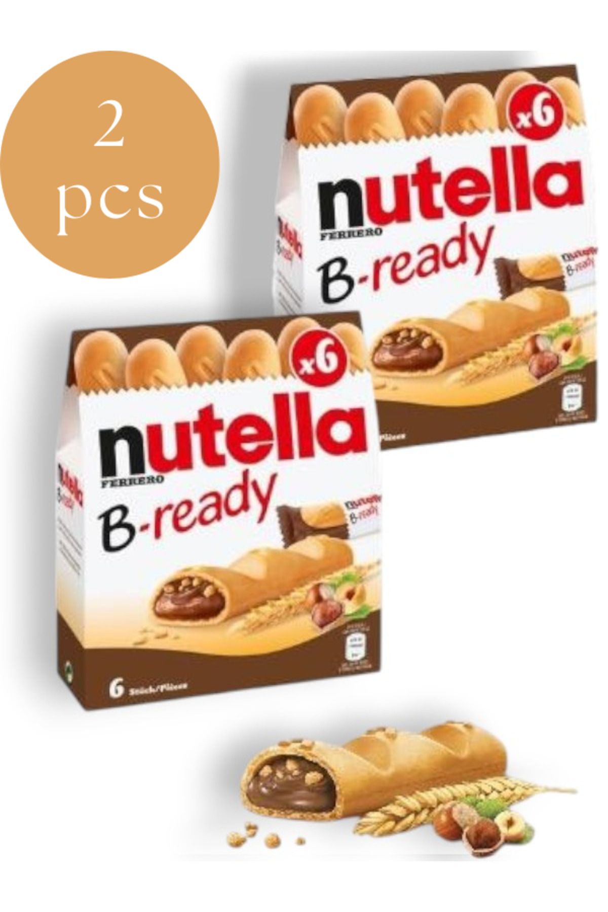 Nutella B-ready 6 Stick 132 Gr